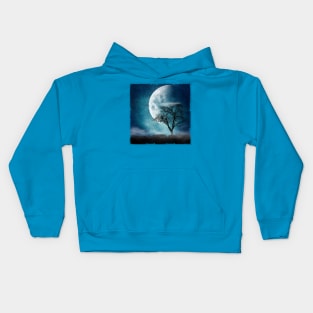 Moon Blues Kids Hoodie